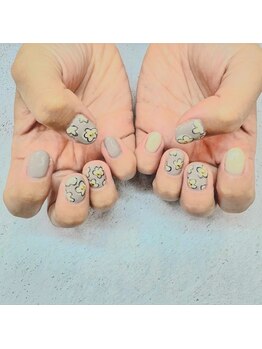 サロンドティス 学芸大学(salon de tis)/色えんぴつネイル