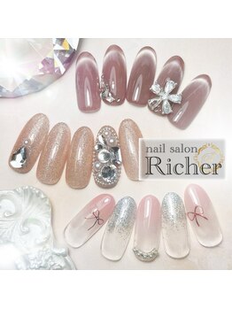 エスフィーネイルサロン リシェル(Esfy nailsalon Richer)/5月ワンホンアートデザイン