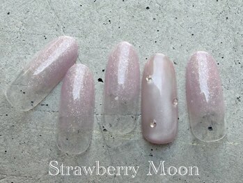サロンストロベリームーン(Salon Strawberry Moon)/マグネットアートネイル ¥6980