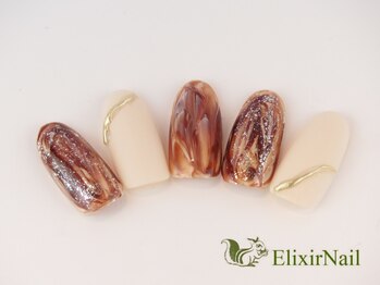 エリクサーネイル 五反田(Elixir Nail)/定額a シンプル/クーポン使用