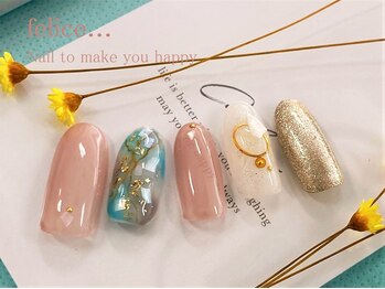 ネイルサロン フェリーチェ(felice)/【定額ネイル】¥7980