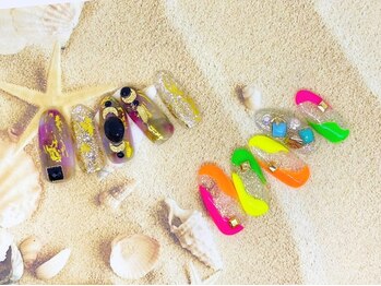 アン ジョーヌドラゴ/【自爪ネイル】ネオンネイル