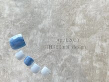 スリー(THREE)/April 2023/nail desing