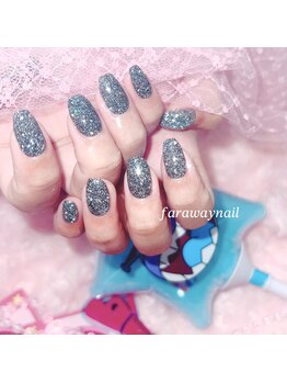 ファラウェイネイル(Faraway nail)/きらきらフラッシュワンカラー☆