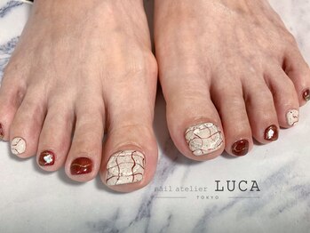 ネイルアトリエルカ(nail atelier LUCA)/W-416 ボルドーニュアンスネイル