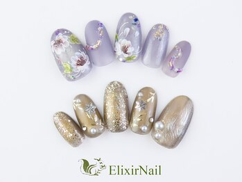 エリクサーネイル 亀戸(ElixirNail)の写真/ずっとオフ無料!!【定額カジュアル系400種以上★デザイン色々¥8980】爪にお悩みを持つ方必見!