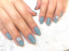 【パラジェル】シンプルネイル