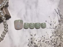 プティリボン 武蔵小金井店(PetitRibbon)/定額Foot ヌーディー　ドット