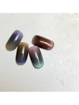 ノエム ネイルサロン(NOEM)/マグネット2色グラデ