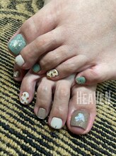 ネイルサロンヘヴン 国分店(Nail SaLoN Heaven)/フット　ニュアンスネイル