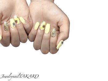 ひまわりネイル