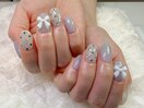 お嬢様風ネイル