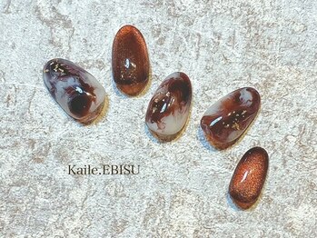 カイル 恵比寿(Kaile.)/【定額アート】カフェラテ風