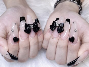 モカ 心斎橋(moca by Lee)/【Nanako】ブラックネイル