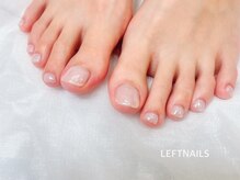 レフトネイルズ(LEFTNAILS)/オーロラミラー　フットネイル