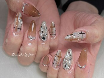 ルラ バイ フリー(RULA by free)/冬チェックネイル＊*