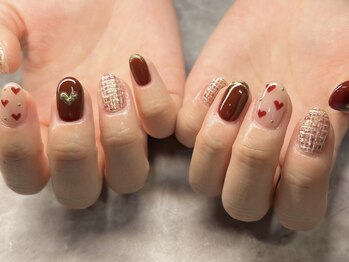 エイム 下北沢(aim)/バレンタインネイル