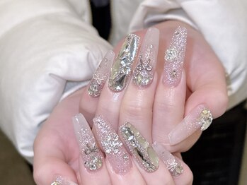 グロー ネイル(Glow Nail)の写真/【長さだし・スカルプならお任せ！】上品さ・可愛さにこだわったアートなど様々なアートをご用意してます！