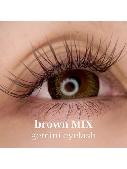 ジェミニアイラッシュ 浅草橋(gemini eyelash)/フラットラッシュ　カラー