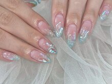 テネル 横浜(tener)/>>うるうるオーロラネイル♪