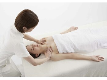 ロココ 恵比寿店(Rococo)の写真/【夏に差がつく】二の腕・ハミ肉をバストへ！姿勢から整える本格サイズアップで、後ろ姿まで美しいラインへ