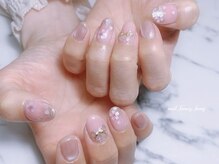 ネイル ファンシーファング(nail_fancy_fang)/夢の国風　桜ネイル