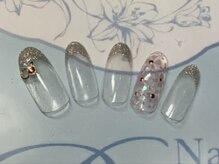 ネイルサロン リリオ(Nail Salon Ririo)/シェルフラワー敷き詰めネイル