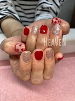 ネイルサロンヘヴン 国分店(Nail SaLoN Heaven)/バレンタインネイル