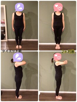 ビコツアコ(美骨Aco)/二か月間ダイエット成果★