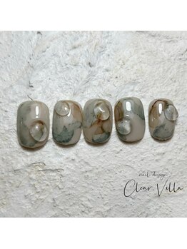 ネイルサロンクリアヴィラ(nail salon clear villa)/nuance art¥11000