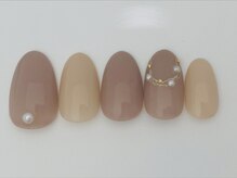 ネイルサロン アビー グランデュオ蒲田店(abbie)/パールベージュ¥9042