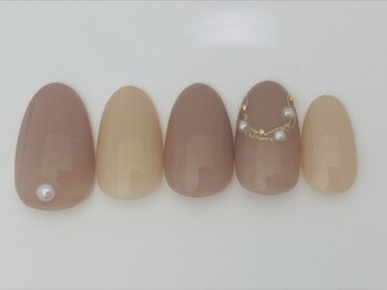 ネイルサロン アビー グランデュオ蒲田店(abbie)/パールベージュ¥9042