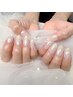 【ハンド】ソフトジェルオフ無料☆ミラー、オーロラネイル¥7400