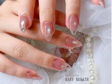 nail salon BABY BREATH【ネイルサロン　ベイビーブレス】/うるちゅるマグネットネイル