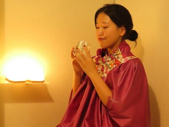 わたしのネイルとよもぎ蒸し/ごゆっくりされてください