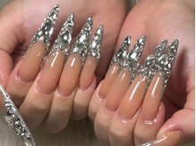 ネスネイル 池袋(Nes.nail)/フレンチ埋め尽くしネイル