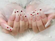 ロワ バイ ジョアアンジェ(Roi by joieange)/ハートネイル/春/ホワイト/白