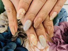 ダブルネイル(Double Nail)/【ほり】ナチュラルブラウン