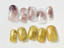 クレモアネイル 池袋西口店(CLEMORE NAIL)/ホイル×インク