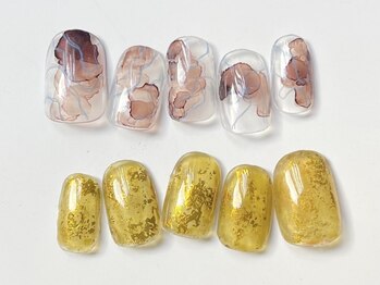 クレモアネイル 池袋西口店(CLEMORE NAIL)/ホイル×インク