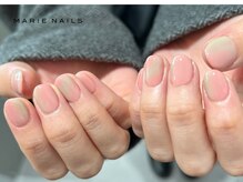 マリーネイルズ 横浜店(MARIE NAILS)/定額制￥7,700 ニュアンス 0322a