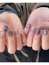 ヘブン ネイル 鶯谷(HEAVEN Nail)/ゴージャスで個性的なデザイン