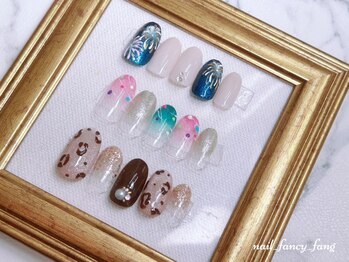 ネイル ファンシーファング(nail_fancy_fang)の写真/シンプルでも他と違う、上品＆可愛いデザイン◎季節に合わせて変わる彩りで手元華やか"定額ネイル¥6300～"