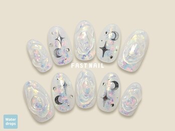 ファストネイル 松戸駅西口店(FAST NAIL)/ミラー/月ニュアンス【12343】