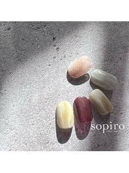 ソピーロ たかのこ店(sopiro)/3月【nuance nail】