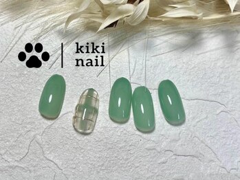 キキネイル 溝の口(kikinail)/1.2月定額A/チェックネイル