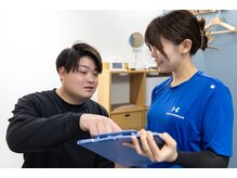 ストレッチラボラトリー 築地の雰囲気（施術前に体の状態をカウンセリングいたします。）