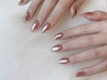 ビビネイル 松阪店(vivi.NAIL)/マグネット&ラメ