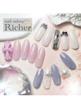 エスフィーネイルサロン リシェル(Esfy nailsalon Richer)/5月ワンホンアートデザイン
