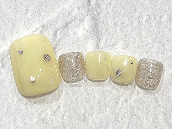 ネイルサロン ラブリーズ 相模大野店(NAIL SALON LOVELLY'S)の写真/ケア込!フットも可愛く仕上げます!!自爪に優しく長持ちの高級ジェル使用◎14日保証付♪